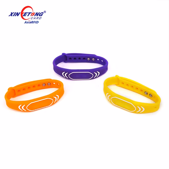 13,56 MHz NXP Mifar 1K S50 RFID-Silikonarmband angepasst
